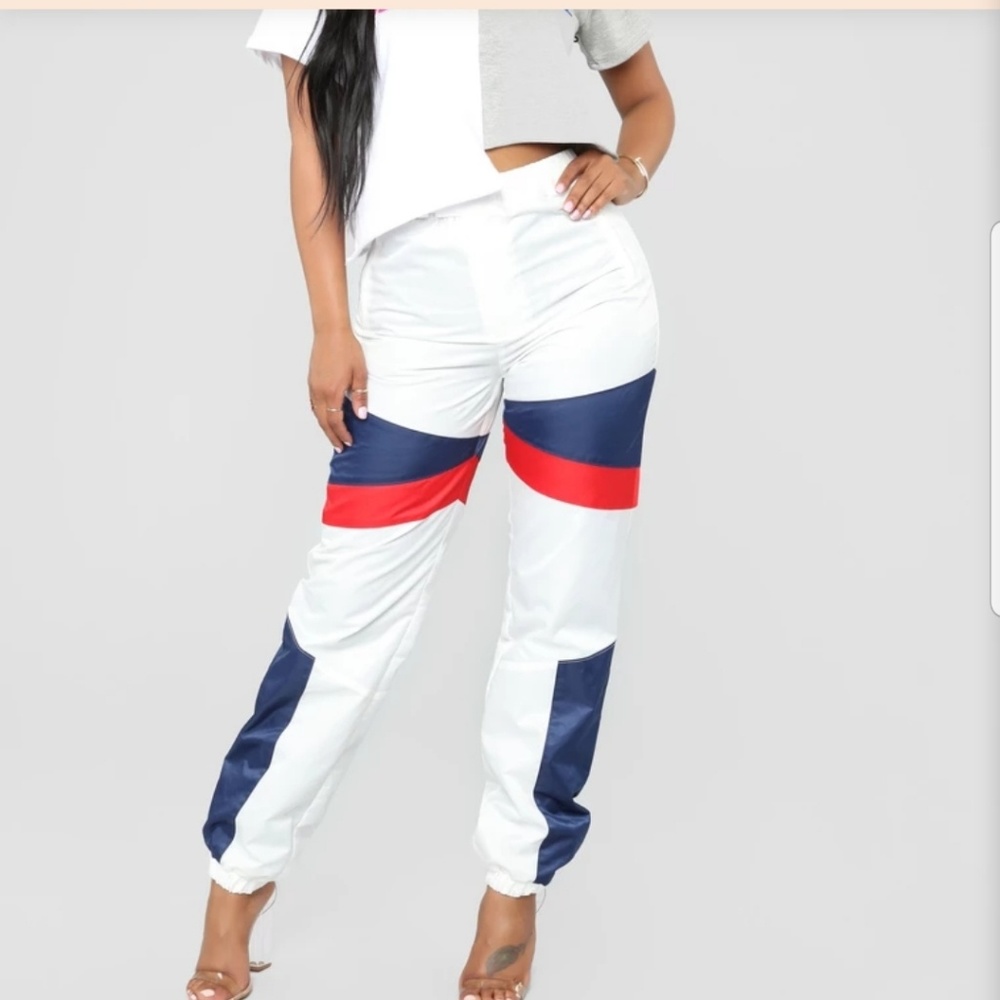Nylon track pants